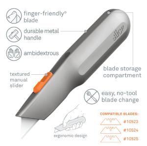 Manual Utility Knife with Metal-Handle, Slice®