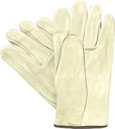 Bronze Solution Grain Leather Driver Gloves Economy Choice Wells Lamont