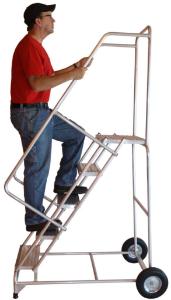 Alumimun Wheelbarrow Ladder, 5 Steps