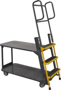 Merchant Ladder Cart, 3 Steps