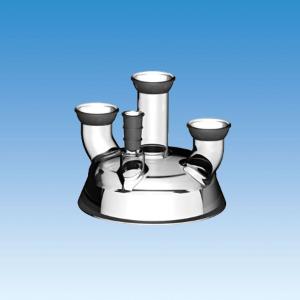 Conical Flange Reaction Head, 4 Neck, Ace Glass