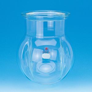 Spherical Reaction Flask, Indented Style, Ace Glass Incorporated