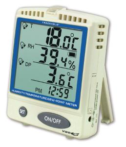 VWR® Traceable® Memory-Card Humidity/Temperature/Dew Point Meter