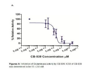 Inhibition of Glutaminase Activity by CB-839