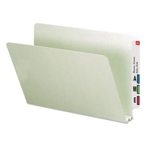 Smead® Extra-Heavy Recycled Pressboard End Tab Folders