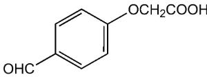 (4-Formylphenoxy)acetic acid 98%