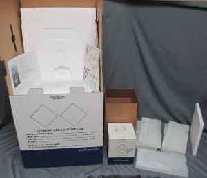 Sample transport winter shipper 30, with compliant labels, payload box, 2 L pathopak, colds packs and spacers