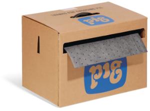 PIG® Absorbent mat roll in dispenser box