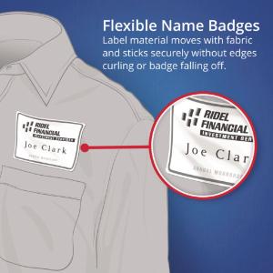 Avery® Flexible Self-Adhesive Laser/Inkjet Name Badge Labels