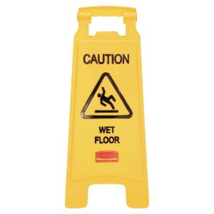 Folding Caution Wet Floor Floor Sign