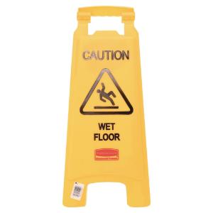Folding Caution Wet Floor Floor Sign
