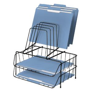 Fellowes® Wire Double Tray with File Sorter
