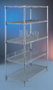 Metro® Super Adjustable™ Wire Shelving, Chrome Plated, Metro™