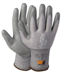 A4 cut resistant PU palm dip glove 