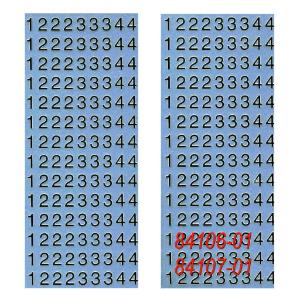 Dry Transfer Lettering Numbers 0-9
