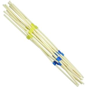 Non-flared Santoprene MP2 two-stop peristaltic pump tubing, 1.52 mm I.D., yellow/blue, Pkg. 12