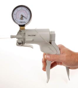 Repairable hand-operated pvc vacuum pumps with gauge