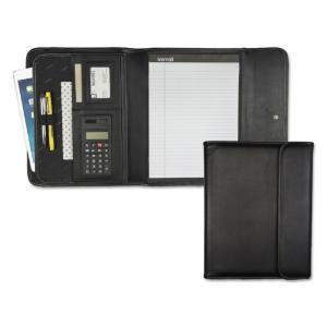 Samsill® Professional Tri-Fold Padfolio™ with Calculator, Essendant