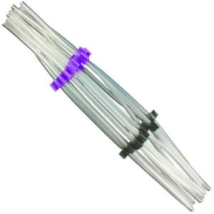 Standard PVC MP2 two-stop peristaltic pump tubing, 2.20 mm I.D., Purple/black, Pkg. 12