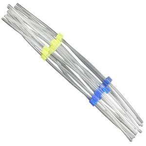 Standard PVC MP2 two-stop peristaltic pump tubing, 1.52 mm I.D., Yellow/blue, Pkg. 12