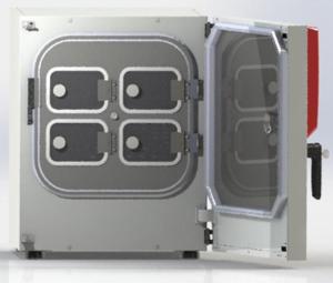 CO₂ incubator with hot air sterilization and heat sterilizable CO₂ sensor, CB 56