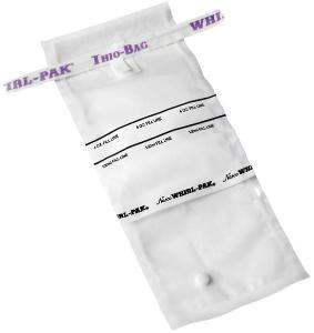 Bag, Sterile, Whirl-Pak with Dechlorinating Agent, 177 mL, Hach