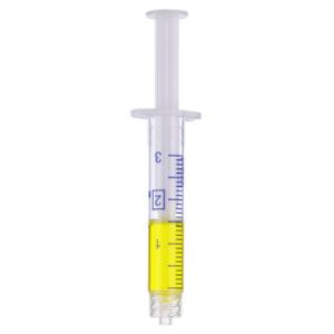 Chrom syringe 3 ml ll ns 50/pk