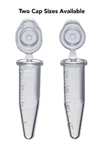 Microcentrifuge Tubes with Cap Size