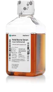 Insect cell screened fetal bovine serum
