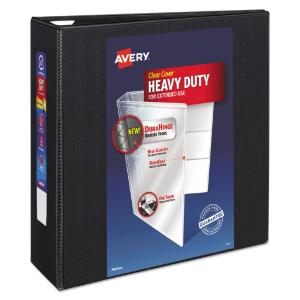 Avery nonstick heavy-duty view binder, black