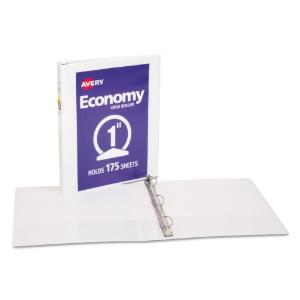 Avery economy reference view binder, 1" capacity, white_5
