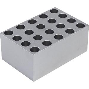 Block for 20x13mm tubes for dry baths (DBA25)
