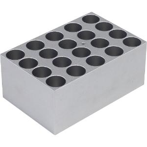 Block for 20x16mm tubes for dry baths (DBA26)