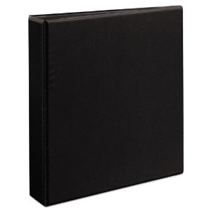 Avery durable slant easy insert ring view binder, 1¹/?" capacity, black