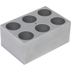 Block for 6x28mm vials for dry baths (DBA44)