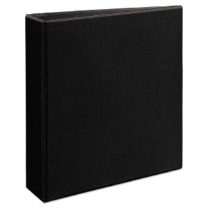 Avery nonstick heavy-duty round ring view binder, 2" capacity, black
