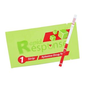 Rapid Response™ Xylazine test strip and pouch