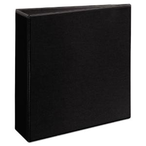 Avery nonstick heavy-duty round ring view binder, 3" capacity, black