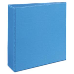 Avery nonstick heavy-duty round ring view binder, 3in capacity, light blue