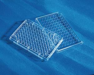 Corning® Clear Bottom Black and White Polystyrene Microplates, 96 Well, Corning