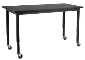 Table, casters