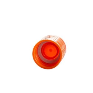 Screw caps, sample tubes, orange