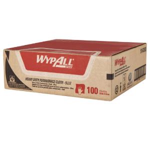 WypAll foodservice cloth - blue boxed