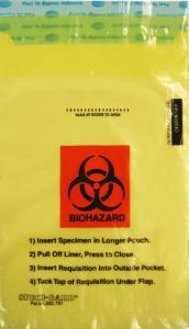 Speci-Gard® Adhesive Closure Specimen Bag