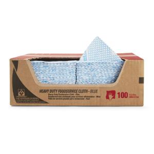 WypAll foodservice cloth - blue heavy box