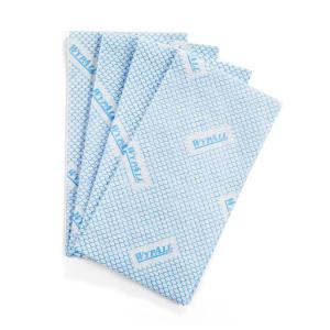 WypAll foodservice cloth angle - blue