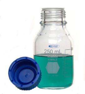KimCote® GL 45 Media Bottle, 250 ml