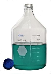 KimCote® GL 45 Media Bottle, 5 l