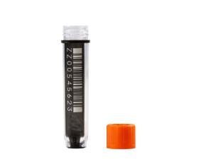 Tri-coded tube 0.8 ml, 96-format, external thread, uncapped