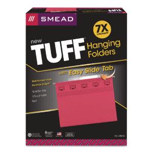 Smead® TUFF® Hanging Folders with Easy Slide™ Tab